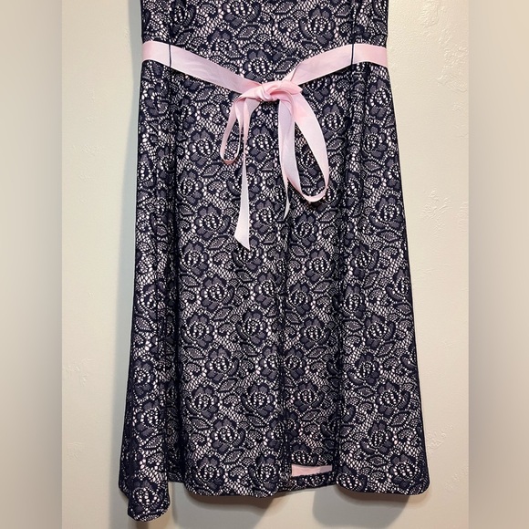 Motherhood Maternity Gender Reveal Lace Overlay Sleeveless Dress NWT - Picture 15 of 16